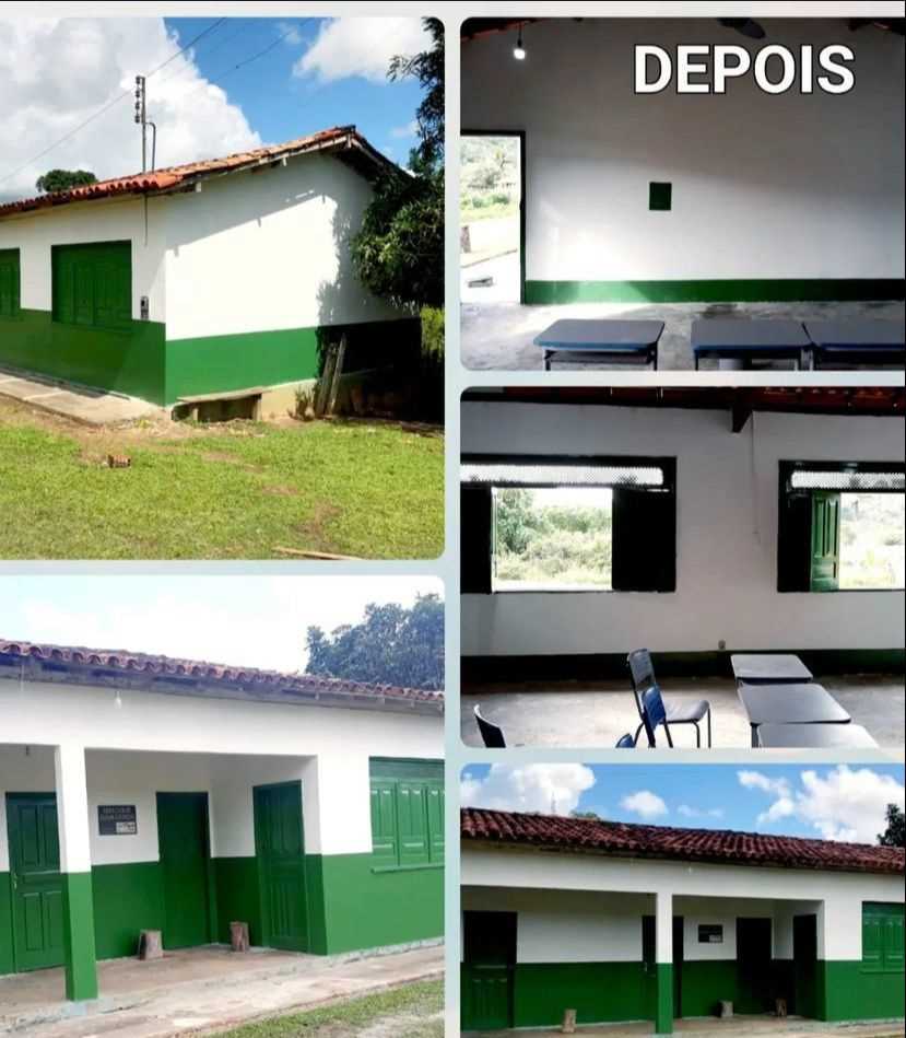 Camacã: Prefeitura realiza manutenção com voluntários no Ponto de apoio do PSF Rural Km 25